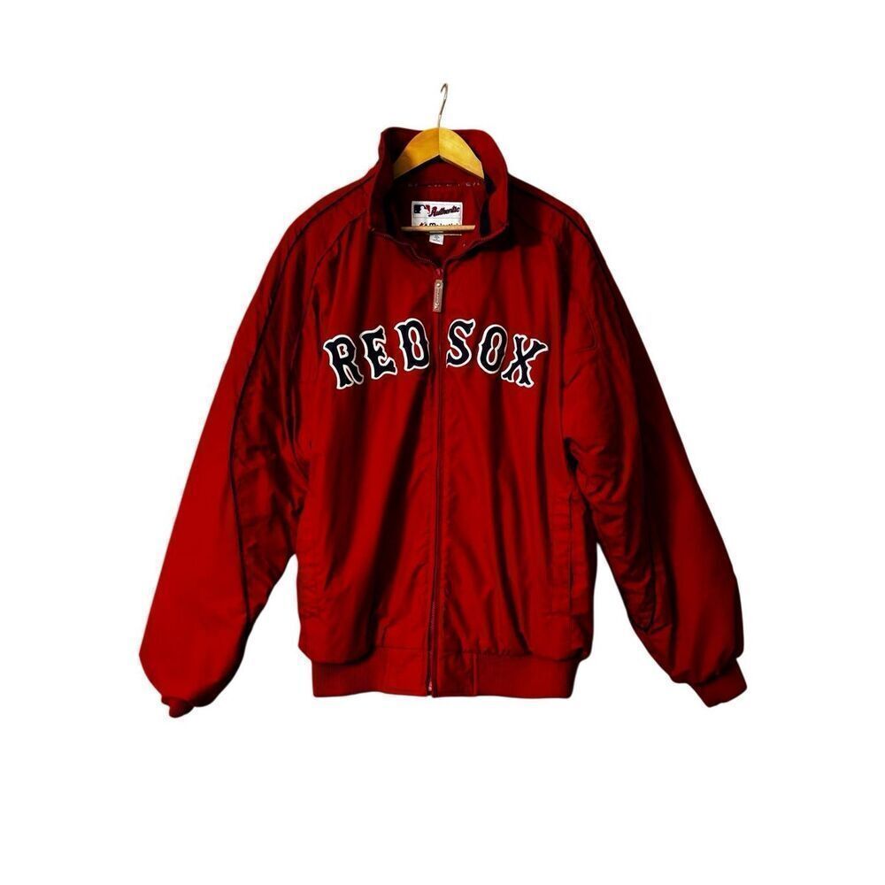 Boston Red Sox Majestic Authentic Collection Red Full Zip fleece lined Size XL M